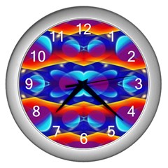 Planet Something Wall Clock (silver)