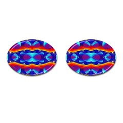 Planet Something Cufflinks (oval)