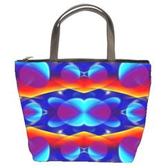 Planet Something Bucket Handbag by SaraThePixelPixie