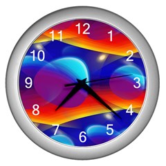 Planet Something Wall Clock (silver)