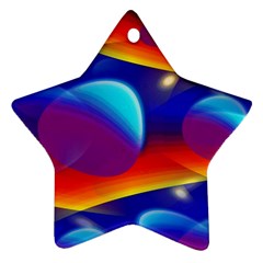 Planet Something Star Ornament (two Sides) by SaraThePixelPixie