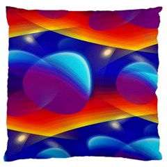 Planet Something Large Cushion Case (single Sided) 