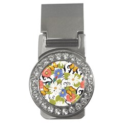 Floral Fantasy Money Clip (cz)