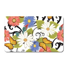 Floral Fantasy Magnet (rectangular)