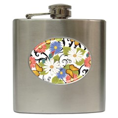 Floral Fantasy Hip Flask by R1111B