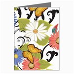 Floral Fantasy Greeting Card Left