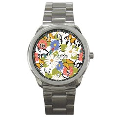 Floral Fantasy Sport Metal Watch