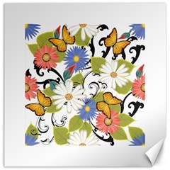 Floral Fantasy Canvas 16  X 16  (unframed) by R1111B