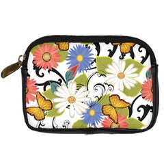 Floral Fantasy Digital Camera Leather Case by R1111B