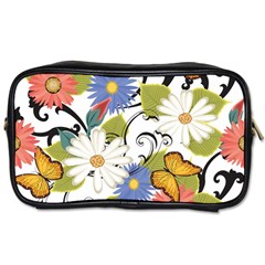 Floral Fantasy Travel Toiletry Bag (one Side)