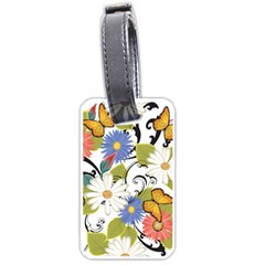 Floral Fantasy Luggage Tag (one Side)