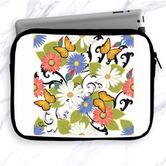 Floral Fantasy Apple Ipad Zippered Sleeve by R1111B