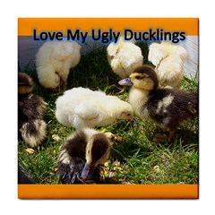 Uglyduckies Ceramic Tile by honeyheart