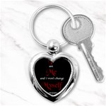 Rude Attitude Wallpaper 10203165[1] Key Chain (Heart) Front