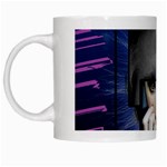 Fibro Brain White Coffee Mug Left