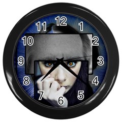 Fibro Brain Wall Clock (black) by FunWithFibro