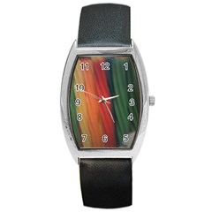 0718141618 Tonneau Leather Watch