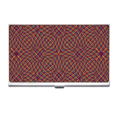 Trippy Tartan Business Card Holder