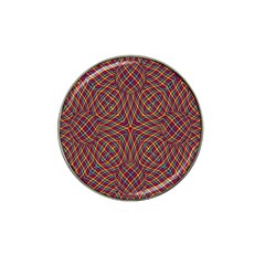 Trippy Tartan Golf Ball Marker 4 Pack (for Hat Clip)