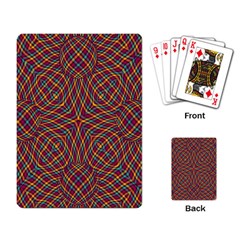 Trippy Tartan Playing Cards Single Design