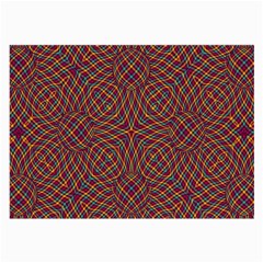 Trippy Tartan Glasses Cloth (large, Two Sided) by SaraThePixelPixie