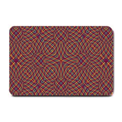 Trippy Tartan Small Door Mat