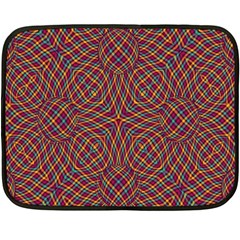 Trippy Tartan Mini Fleece Blanket (two Sided) by SaraThePixelPixie