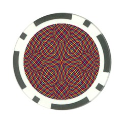 Trippy Tartan Poker Chip (10 Pack)