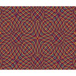 Trippy Tartan Deluxe Canvas 14  x 11  (Framed) 14  x 11  x 1.5  Stretched Canvas