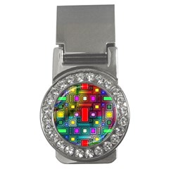 Abstract Modern Money Clip (cz)