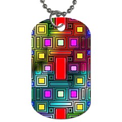 Abstract Modern Dog Tag (one Sided) by StuffOrSomething