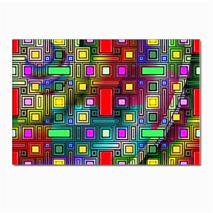 Abstract Modern Postcards 5  x 7  (10 Pack)