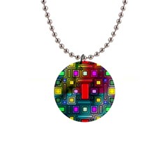 Abstract Modern Button Necklace by StuffOrSomething