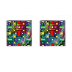 Abstract Modern Cufflinks (square) by StuffOrSomething