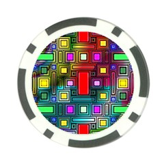 Abstract Modern Poker Chip