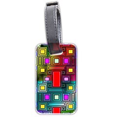 Abstract Modern Luggage Tag (two Sides) by StuffOrSomething