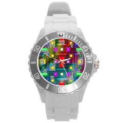 Abstract Modern Plastic Sport Watch (large)