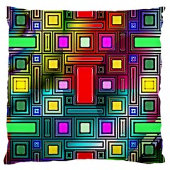 Abstract Modern Large Cushion Case (single Sided)  by StuffOrSomething