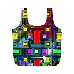 Abstract Modern Reusable Bag (m) by StuffOrSomething