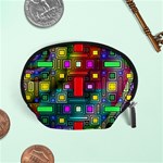 Abstract Modern Accessory Pouch (Small) Front