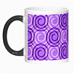 Purple And White Swirls Background Morph Mug