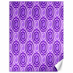 Purple And White Swirls Background Canvas 18  X 24  (unframed) by Colorfulart23