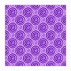 Purple And White Swirls Background Glasses Cloth (medium)