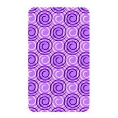 Purple And White Swirls Background Memory Card Reader (rectangular)