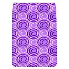 Purple And White Swirls Background Removable Flap Cover (small)