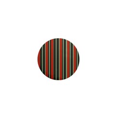 Festive Stripe 1  Mini Button Magnet