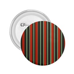 Festive Stripe 2 25  Button