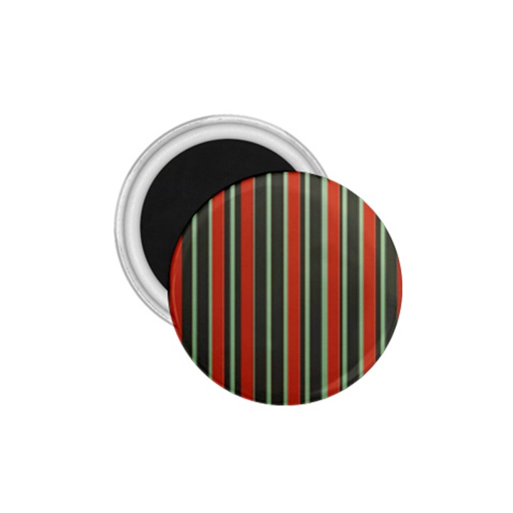 Festive Stripe 1.75  Button Magnet