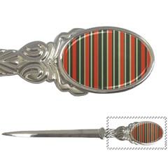 Festive Stripe Letter Opener