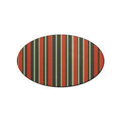 Festive Stripe Sticker 10 Pack (oval)